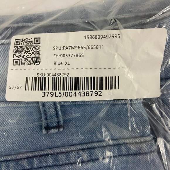 Misslook Women's Floral Jeans Straight Leg Size XL (33 x 31) High Rise NWT - Picture 9 of 9